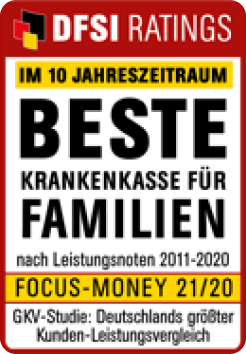 Auszeichnung für die beste Familienkrankenversicherung